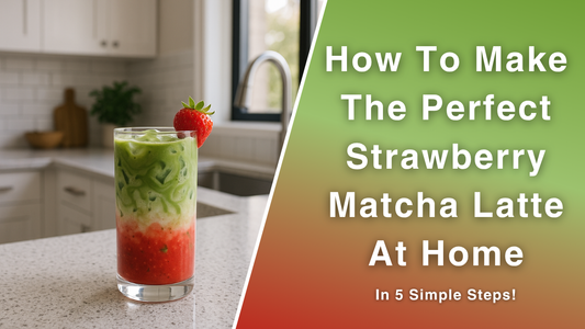 Strawberry Matcha Latte in 5 Steps!
