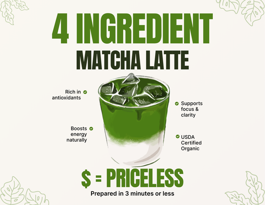 4 Ingredient Matcha Latte