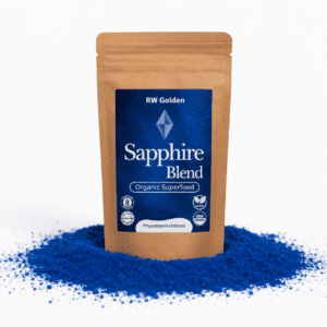 Organic Blue Spirulina Powder by RW Golden | Caffeine Free | Antioxidant Rich